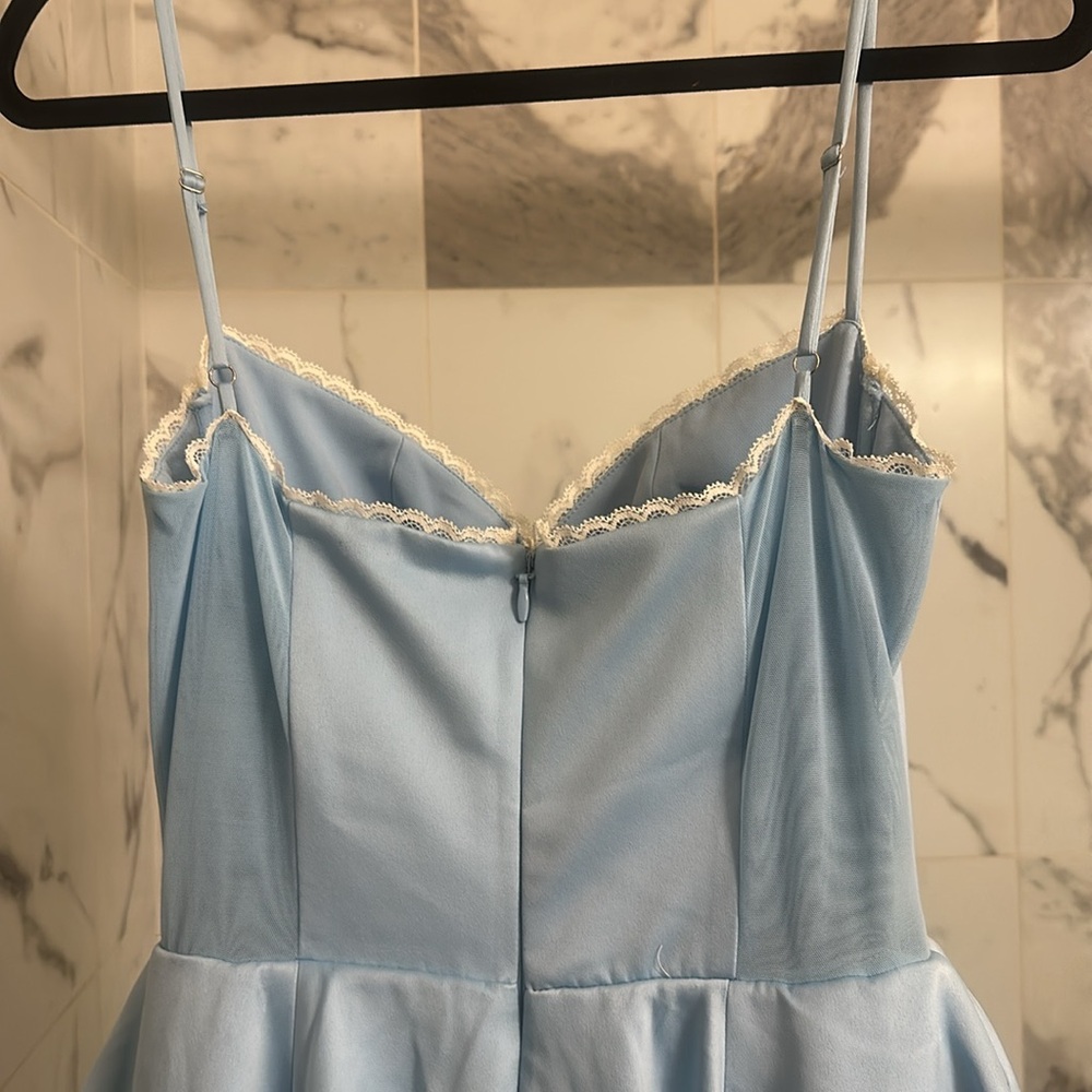 House of CB Mademoiselle Cinderella Blue Midi Dress M NWOT - Picture 16 of 17